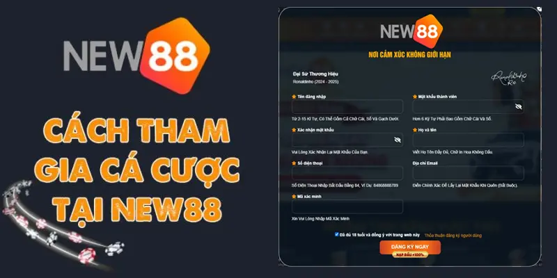 NEW88 13 Cách tham gia cá cược tại New88